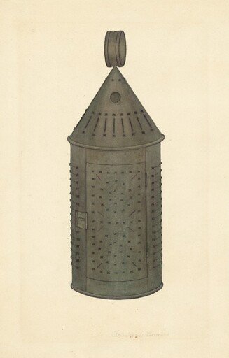 Pierced Tin Lantern