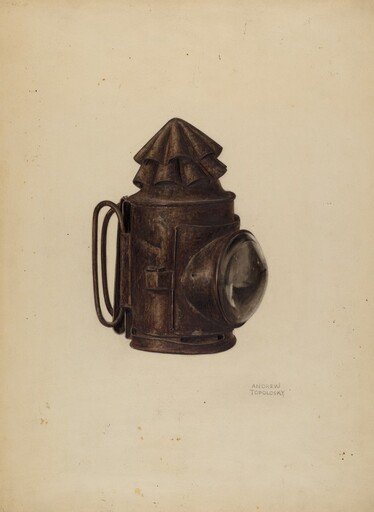 Tin Spot Lamp