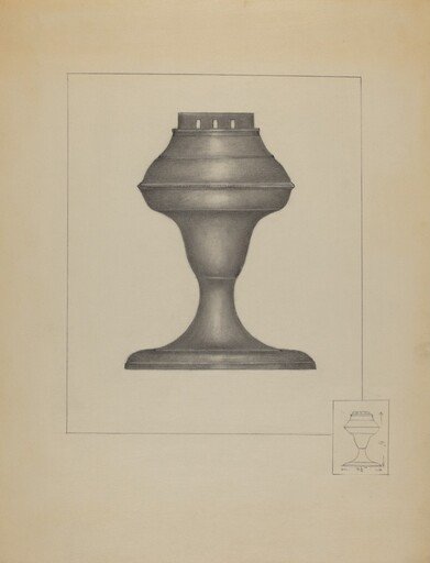 Pewter Lamp