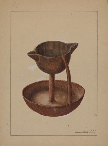 Iron Grease Lamp