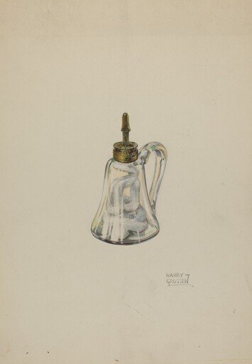 Glass Camphene Lamp