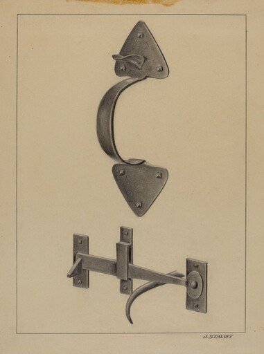 Door Handle and Thumb