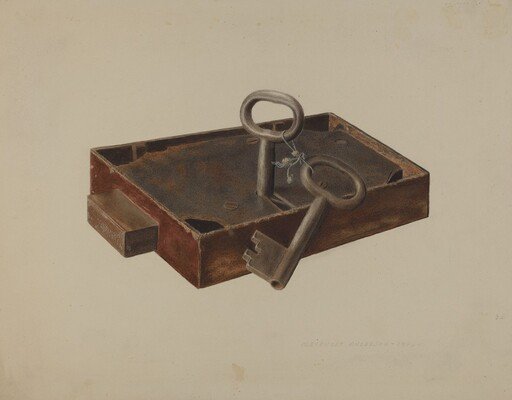 Bar Lock and Keys