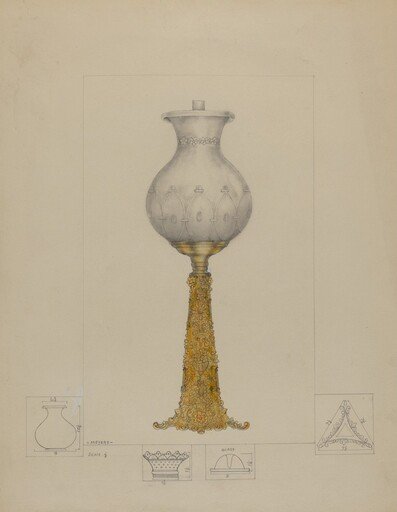 Metal Base Lamp