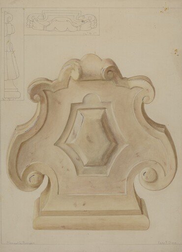 Marble Ornament (from top of mantelpiece)