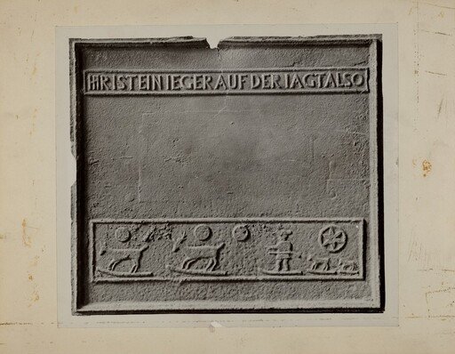 Pa. German Stove Plate