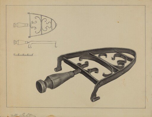 Pa. German Flat-iron Stand