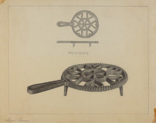 Pa. German Flat-iron Stand