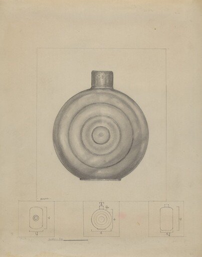 Pewter Dram Bottle