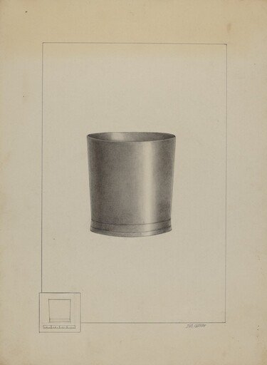 Pewter Beaker