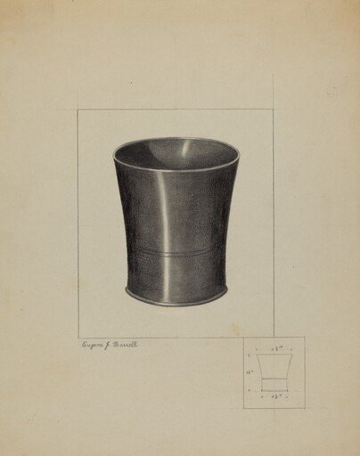 Pewter Beaker