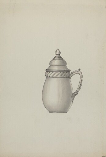 Pewter Honey Jar