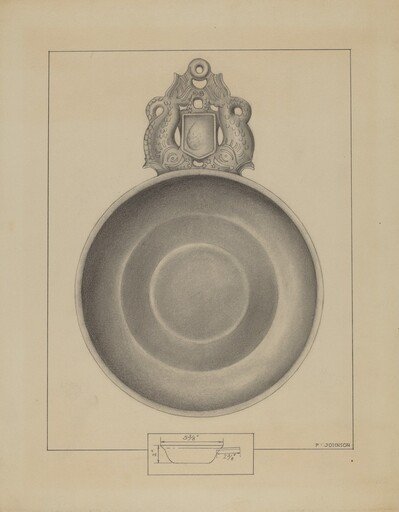 Pewter Porringer