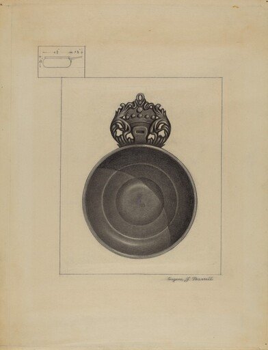 Pewter Porringer