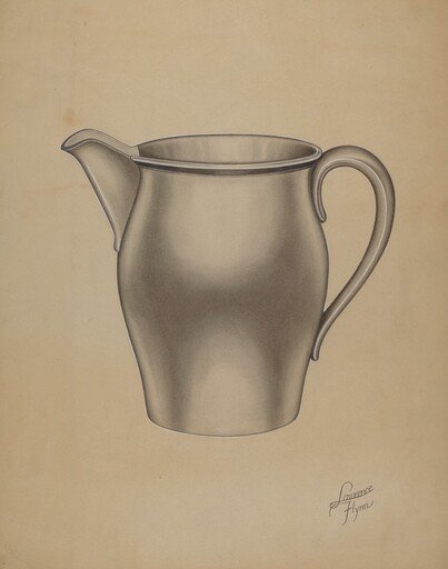 Pewter Pitcher