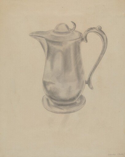 Pewter Syrup Pitcher