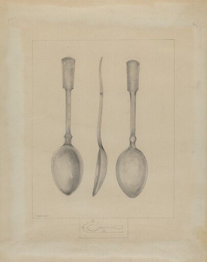 Pewter Spoon