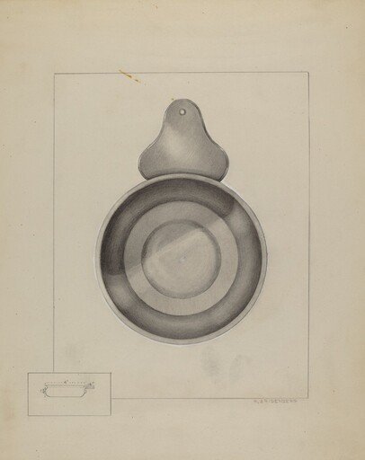Pewter Porringer