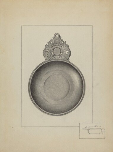 Pewter Porringer