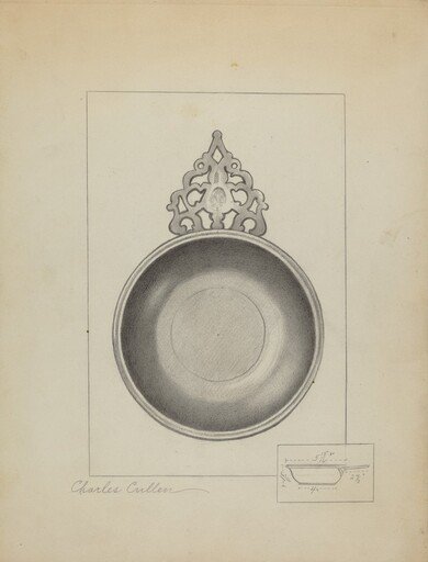 Pewter Porringer