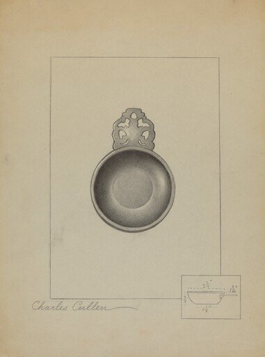 Pewter Porringer