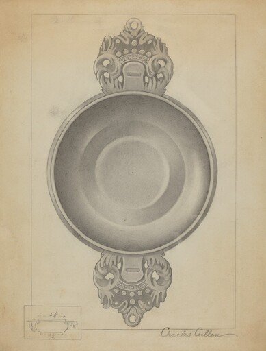 Pewter Porringer