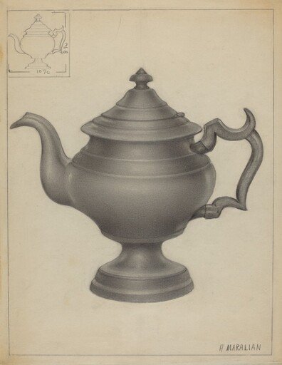 Pewter Teapot