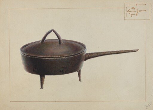 Iron Pot with Cover