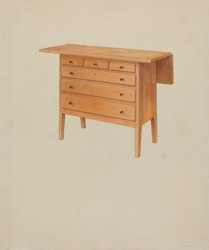 Shaker Sewing Table