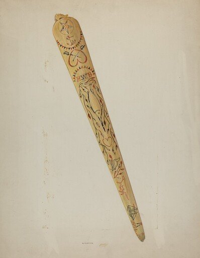 Scrimshaw: Swordfish Bill