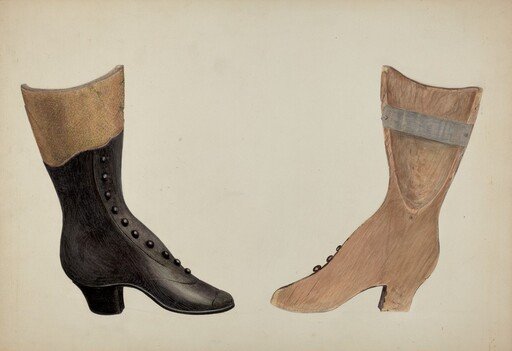 Shoe Shop Sign: Two Views