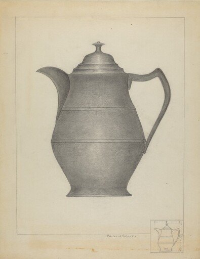Pewter Pitcher