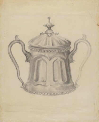 Pewter Sugar Bowl