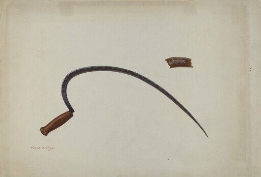 Wrought Iron Sickle