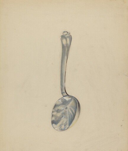 Silver Funeral Spoon