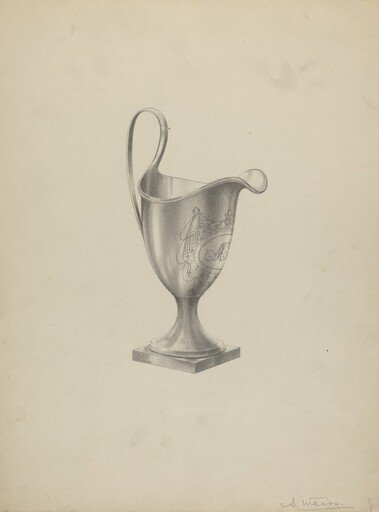 Silver Tea Set Creamer
