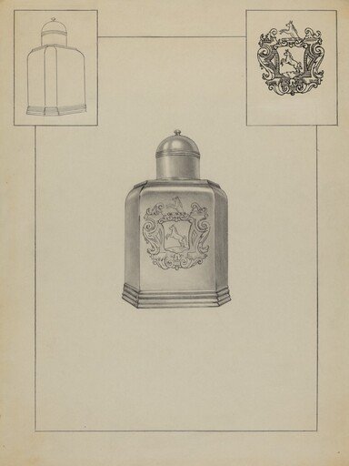 Silver Tea Caddy