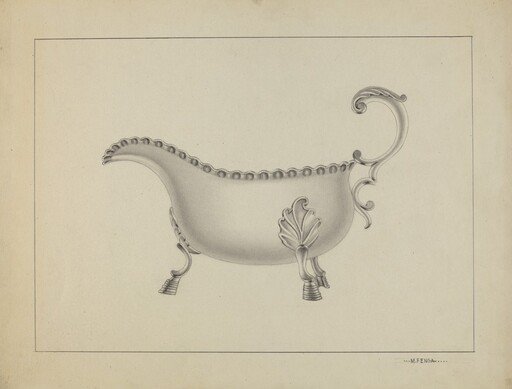 Silver Sauce Boat