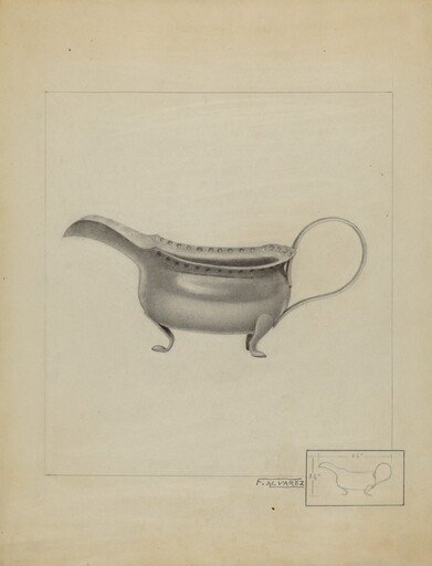Silver Sauce Boat