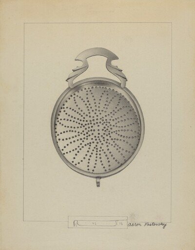 Silver Punch Strainer