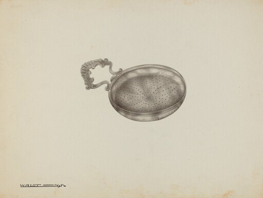 Silver Lemon Strainer