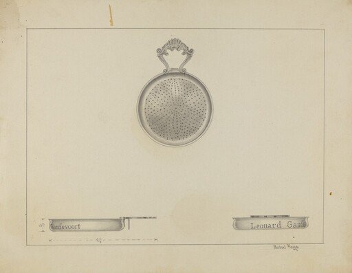 Silver Lemon Strainer