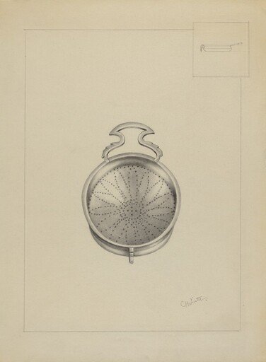 Silver Punch Strainer