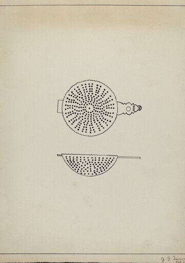 Silver Punch Strainer
