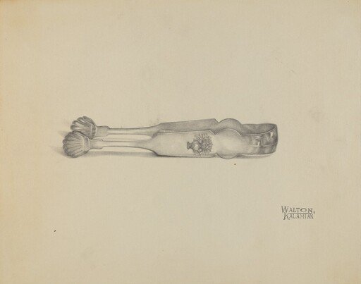 Silver Sugar Tongs