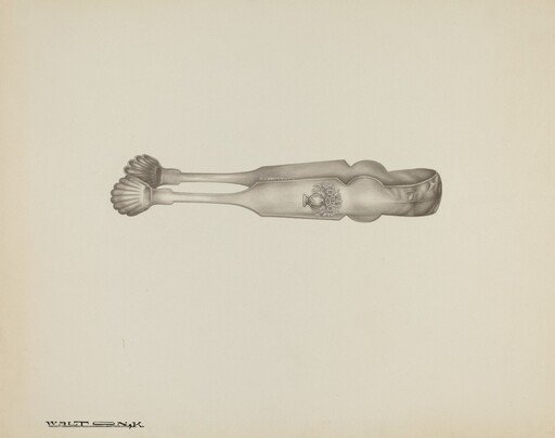 Silver Sugar Tongs