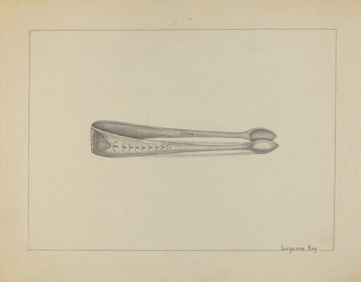 Silver Sugar Tongs