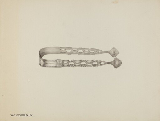 Silver Sugar Tongs