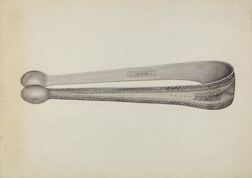 Silver Sugar Tongs