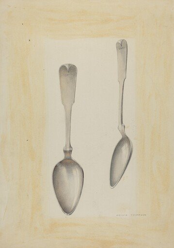 Bishop Hill: Large Silver Spoon